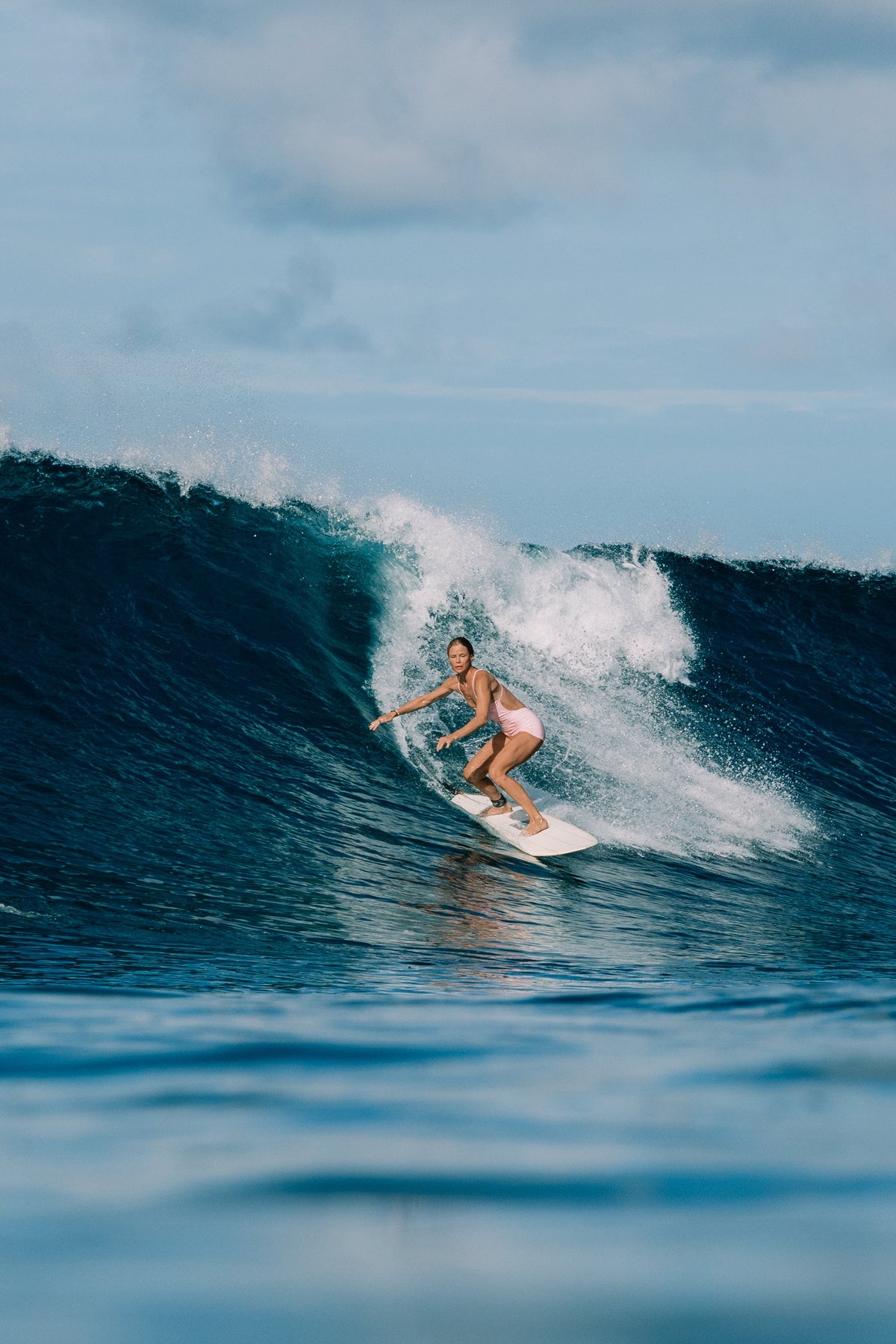 Elle Surf Suit Blush, surf wear and lifestyle